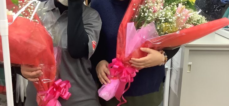 山下裕子さん　堀川雅恵さん　新たな門出に乾杯！！